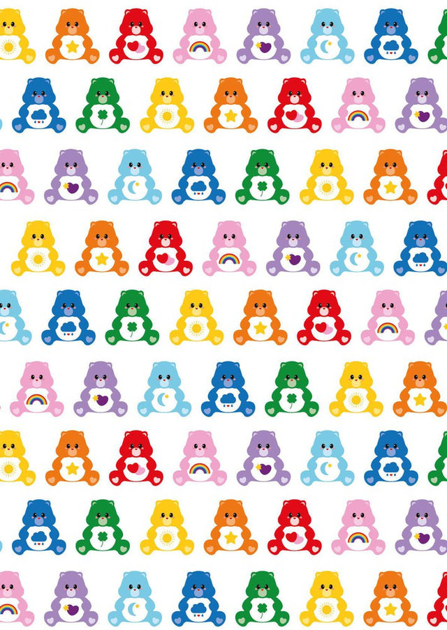 Care bears troetelbeertjes alle kleuren van de regenboog-Ansichtkaarten-Studio Inktvis-Studio Inktvis