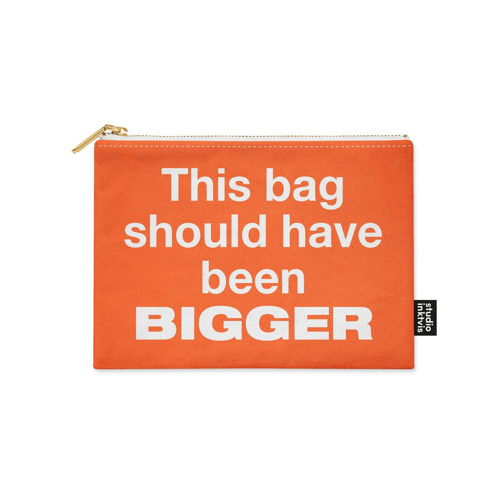 Etui This bag should have been bigger Oranje-Studio Inktvis-Studio Inktvis