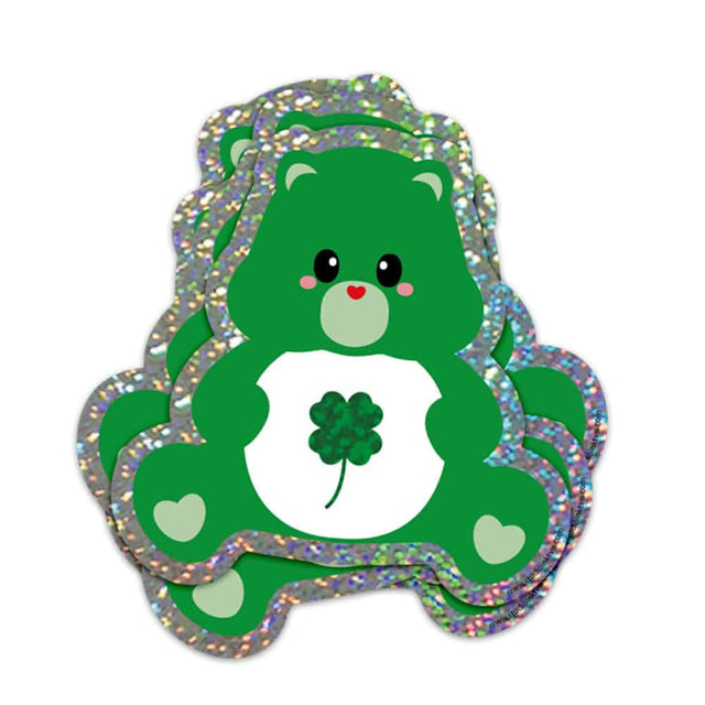 Glitter sticker Care bear Good luck-Stickers-Studio Inktvis-Studio Inktvis