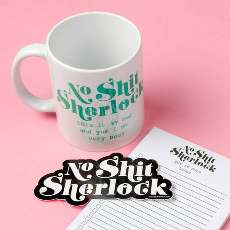 Mok No Shit Sherlock Can't Adult-Studio Inktvis-Studio Inktvis