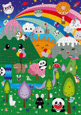 Puzzel Kawaii Landschap - Legpuzzel 1000 stukjes-Studio Inktvis-Studio Inktvis