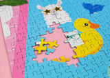 Puzzel Roze Zwembad - Legpuzzel 1000 stukjes-Studio Inktvis-Studio Inktvis