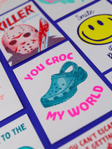 Riso print You croc my world-Ansichtkaarten-Fun Riso-Studio Inktvis