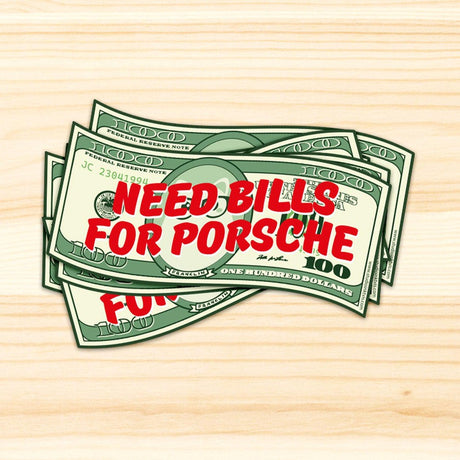 Sticker I need bills for my Porsche-Stickers-Studio Inktvis-Studio Inktvis