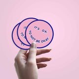 Sticker It's okay Smiley-Stickers-Studio Inktvis-Studio Inktvis