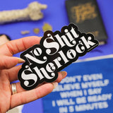 Sticker No shit Sherlock-Stickers-Studio Inktvis-Studio Inktvis