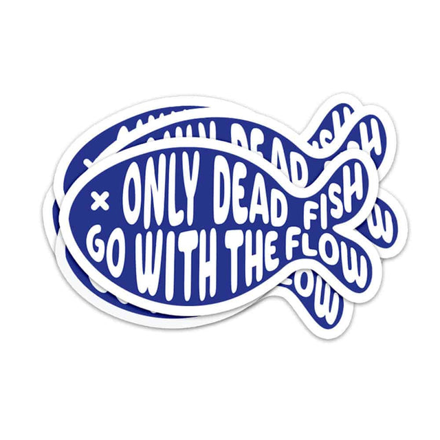 Sticker Only dead fish-Stickers-Studio Inktvis-Studio Inktvis