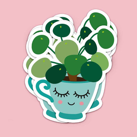 Sticker Pilea-Stickers-Studio Inktvis-Studio Inktvis