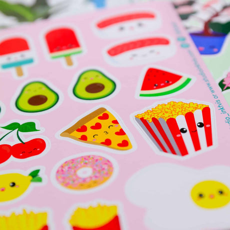 Stickervel Sushi fruit en fast food-Stickers-Hip-Studio Inktvis