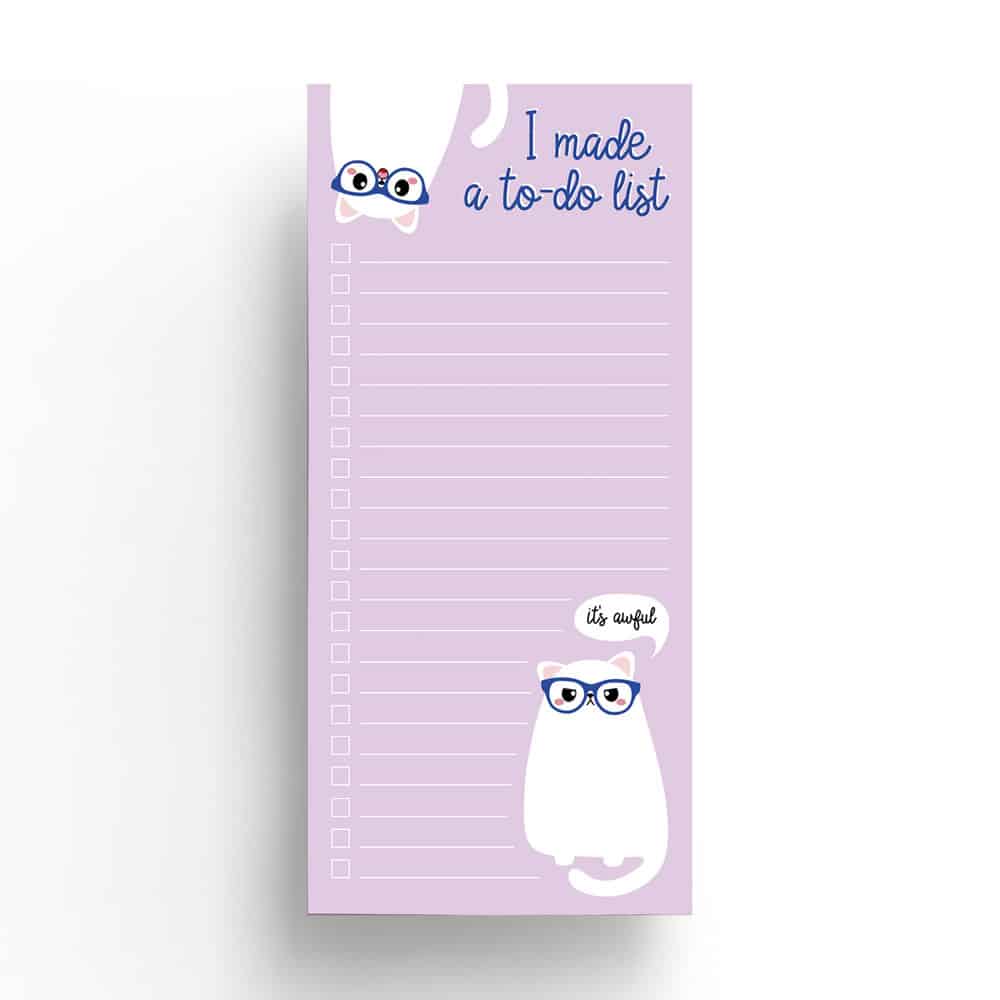 To do blok 10x21 cm Grumpy cat-Studio Inktvis-Studio Inktvis