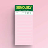 To do blok 10×21 cm Seriously long fucking list-Studio Inktvis-Studio Inktvis