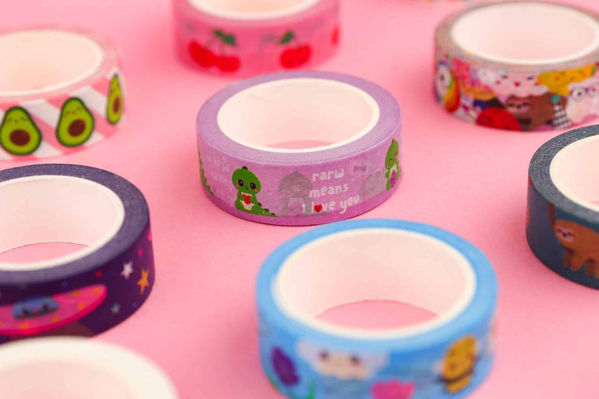 Washi tape Dino-Studio Inktvis-Studio Inktvis