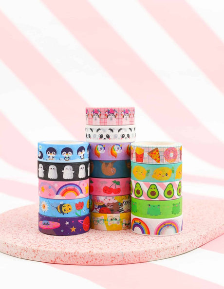 Washi tape Fast Food-Studio Inktvis-Studio Inktvis