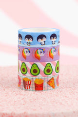 Washi tape Fast Food-Studio Inktvis-Studio Inktvis