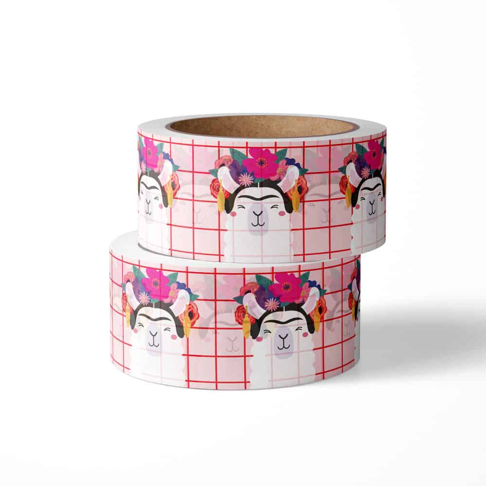 Washi tape Frida Kahlo Llama-Studio Inktvis-Studio Inktvis