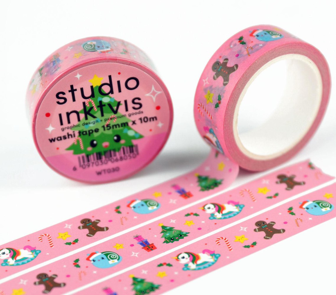 Washi tape Kerst-Studio Inktvis-Studio Inktvis