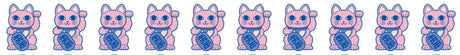 Washi Tape Lucky Cat Maneki Neko-Studio Inktvis-Studio Inktvis