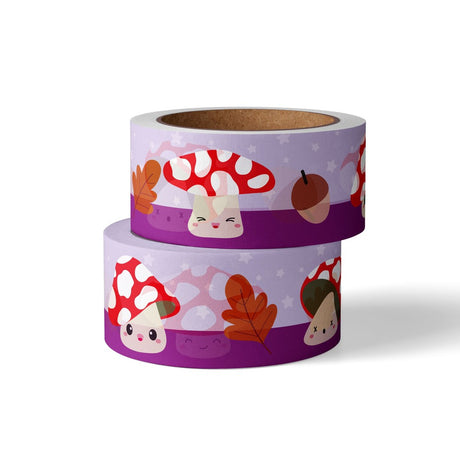 Washi tape Paddenstoel herfst-Studio Inktvis-Studio Inktvis