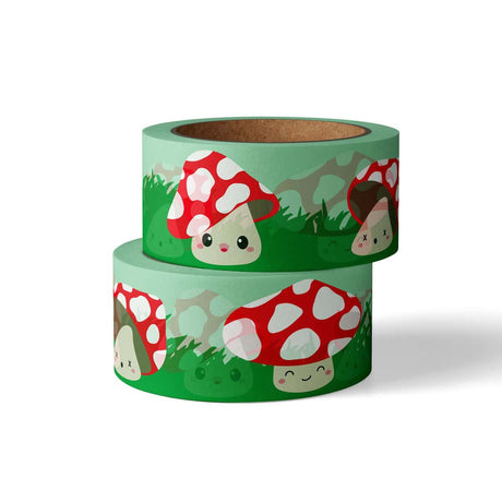 Washi tape Paddenstoel rood met witte stippen-Studio Inktvis-Studio Inktvis