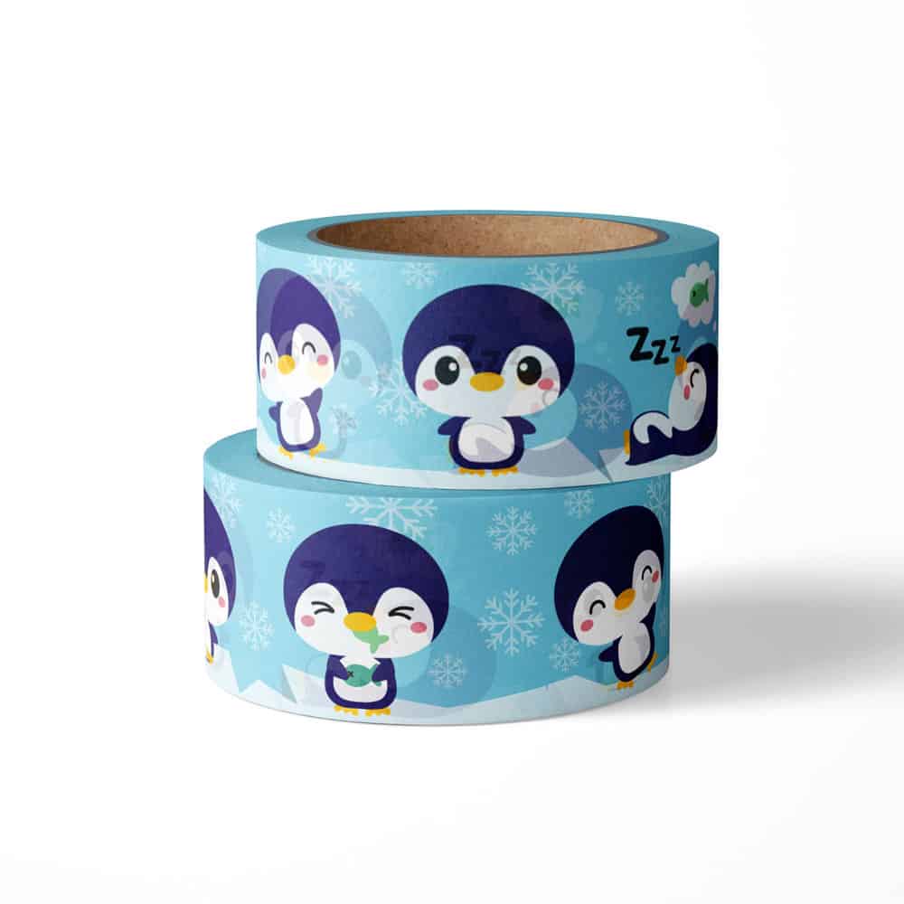 Washi tape Pinguin-Studio Inktvis-Studio Inktvis