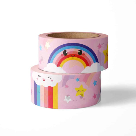 Washi tape Wolk Regenboog-Studio Inktvis-Studio Inktvis