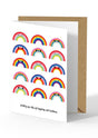 Wenskaart Sending rainbows-Studio Inktvis-Studio Inktvis