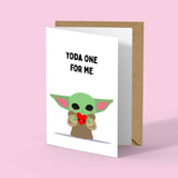 Wenskaart Star Wars baby Yoda-Studio Inktvis-Studio Inktvis