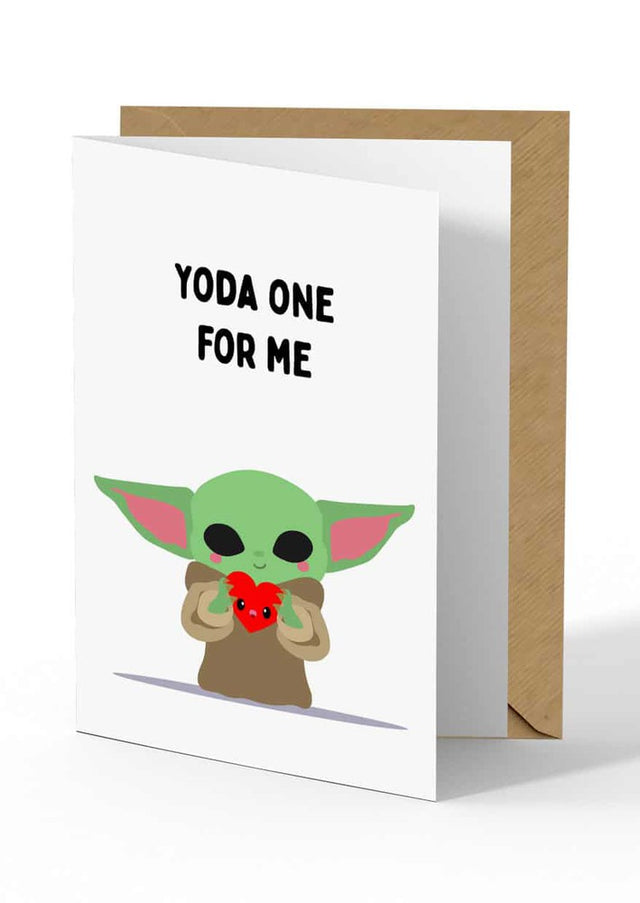 Wenskaart Star Wars baby Yoda-Studio Inktvis-Studio Inktvis