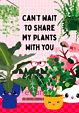 Postkaart planten samenwonen