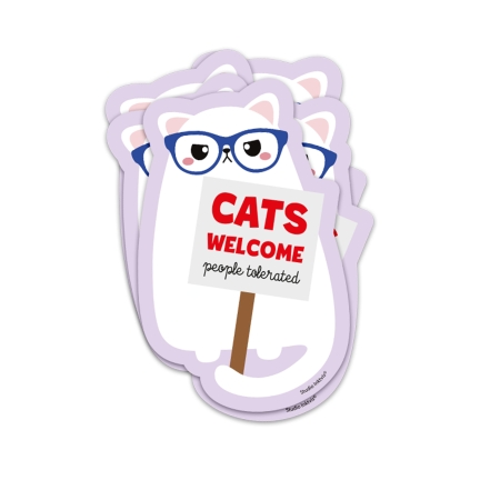 Cats are welcome